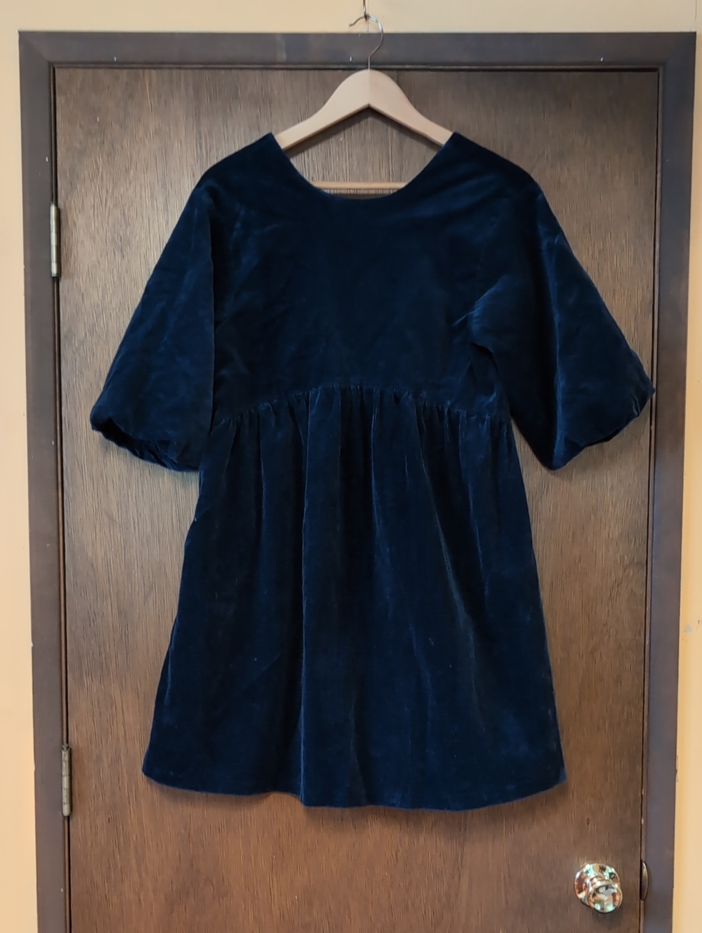 Everlane Courderoy Mini Dress in Navy